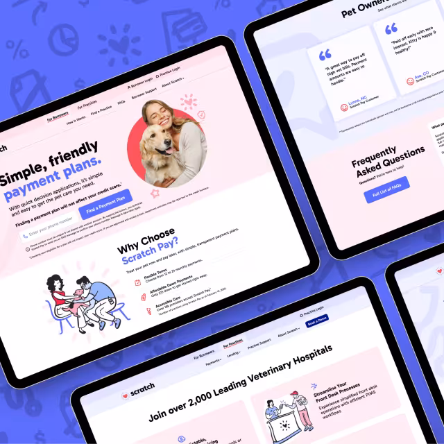 A collage of Scratch app screen designs.